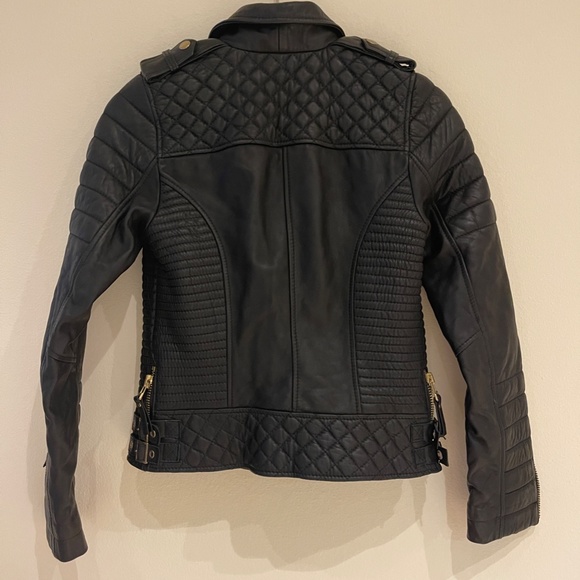 BODA SKINS Kay Michaels 100% Leather Jacket Size 6 - Picture 3 of 16